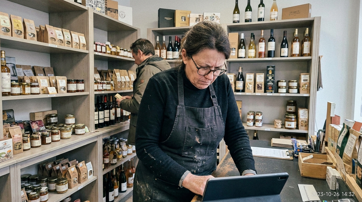 Scène du quotidien · Retail